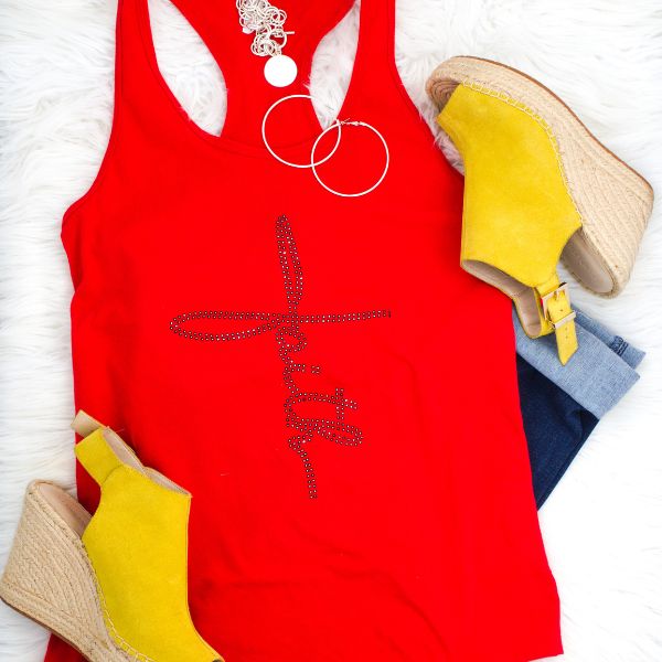 Bling Racerback Tank Tops