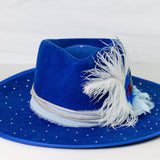 Moody Blues II Bling Fedora Hat