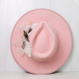 Pretty in Pink Bling Fedora Hat