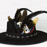 The Gambler Bling Fedora Hat (Queen of Spades)