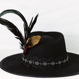 The Gambler Bling Fedora Hat (Queen of Spades)