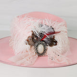 Pretty in Pink II Bling Fedora Hat