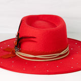 Comin' in Hot Bling Fedora Hat