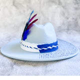 Joker Blues Bling Fedora Hat (Copy)