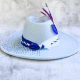 Joker Blues Bling Fedora Hat (Copy)