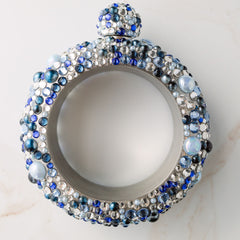 Rhinestone and Pearl Bracelet Flask