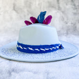 Joker Blues Bling Fedora Hat (Copy)