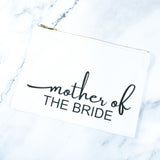 Mother of the Bride Pouch and Makeup Bag [Made-to-Order]