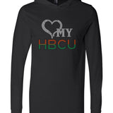 Heart My HBCU Bling Lightweight Hooded Shirt
