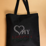 Heart My HBCU Bling Tote Bag