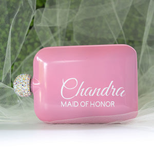 Square Bling Flask [Personalized]
