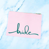 Bride Pouch and Makeup Bag [Made-to-Order]