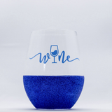 Wine Glass [Glitter-dipped]