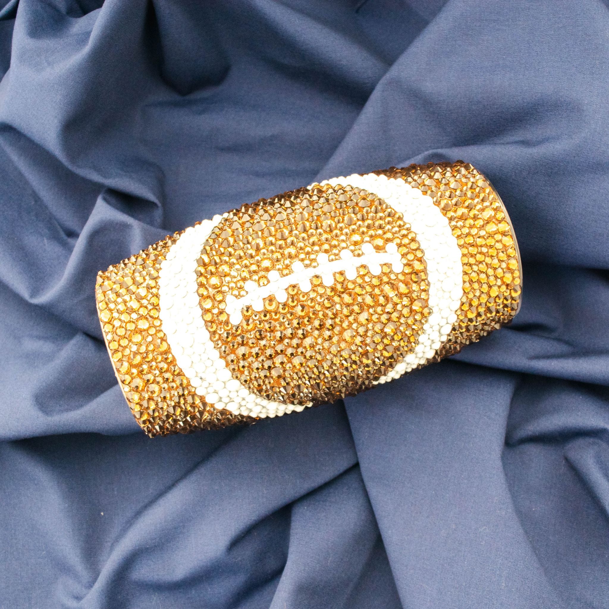 40oz Football Rhinestone Tumblers — Frugal Fashionista By Toni