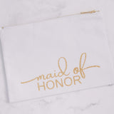 Maid of Honor Pouch and Makeup Bag [Made-to-Order]