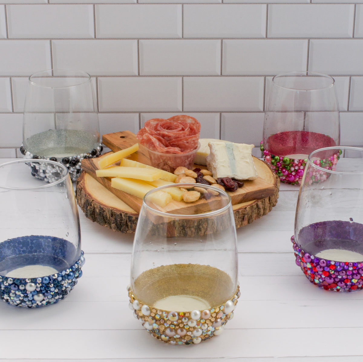 Southern Jubilee Stemless Wine Glass - ElleB gifts
