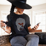 Afro Woman With Hair Tie T-shirt